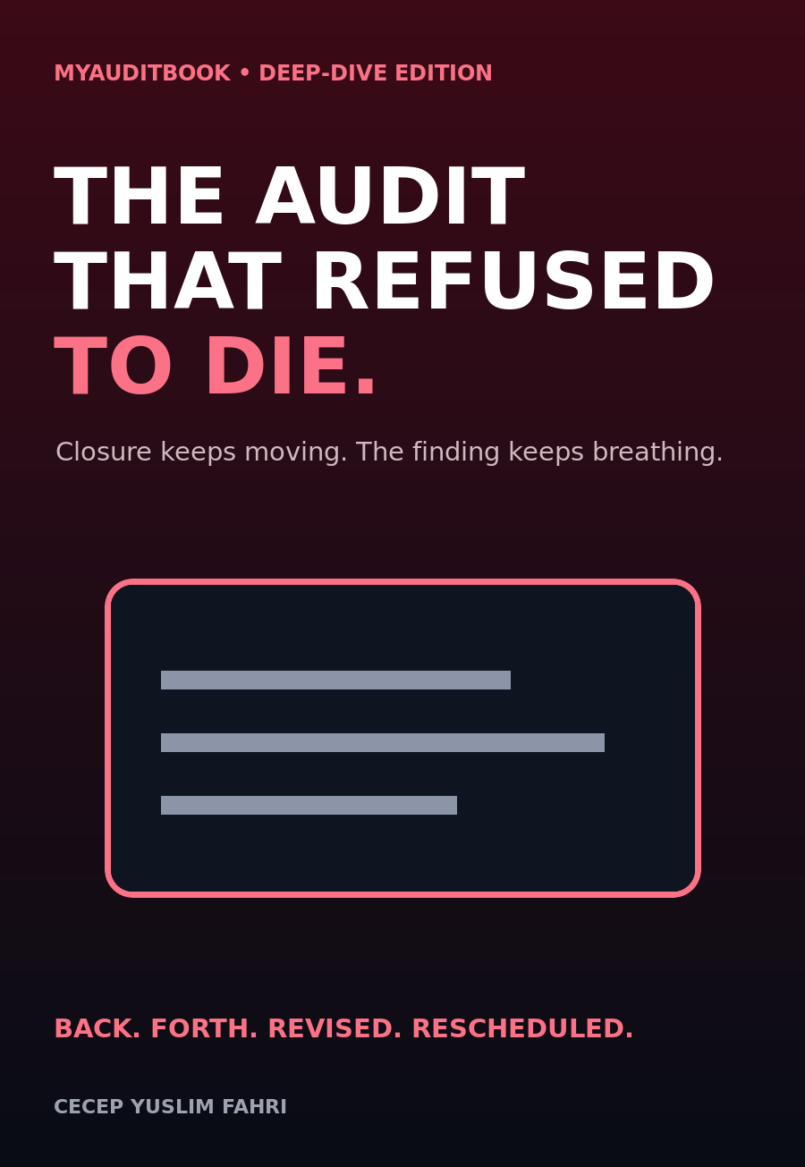 Sampul The Audit That Refused to Die